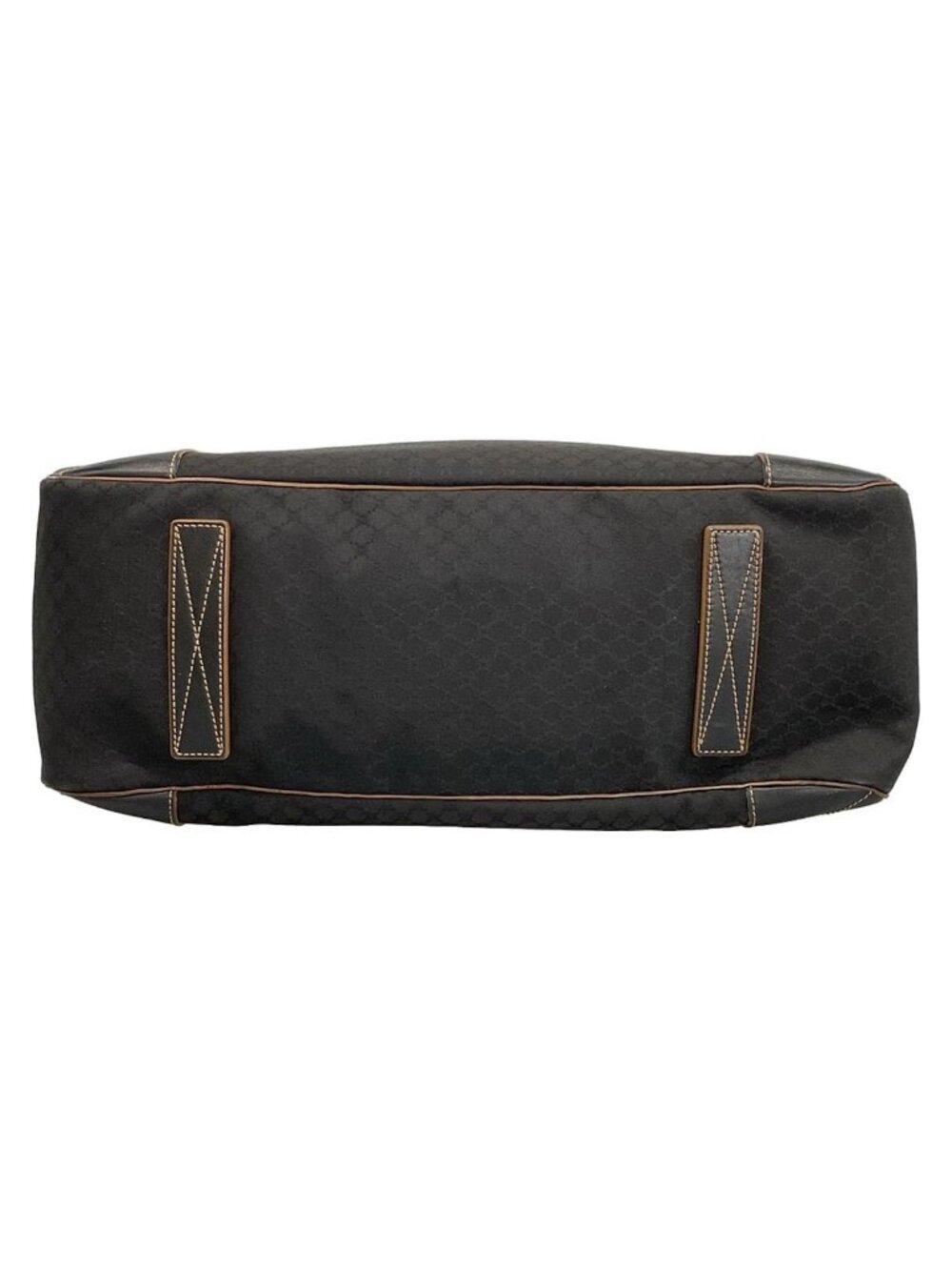 ★SOLD★ Celine Boston Bag Macadam Pattern Black Leather - Picture 5 of 15
